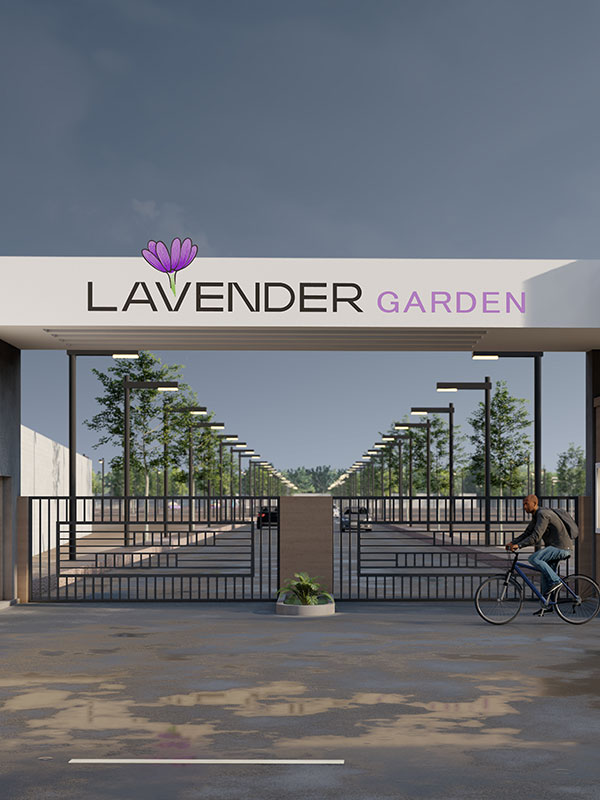 Lavender Garden Mobile Banner